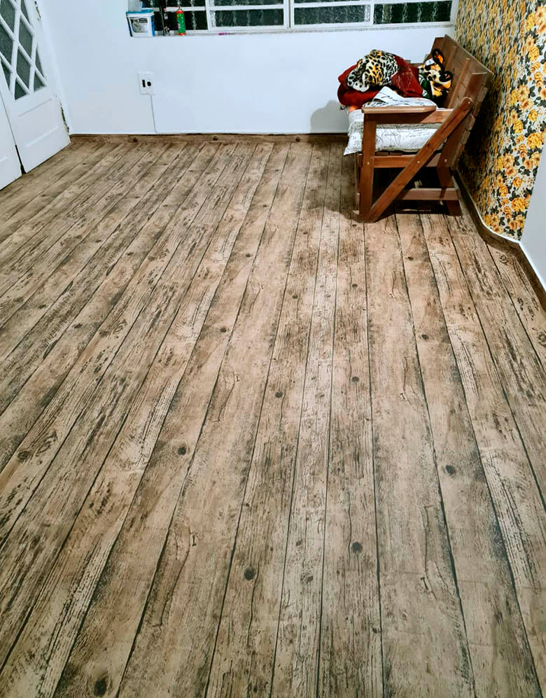 Adesivo para Chão Tábua