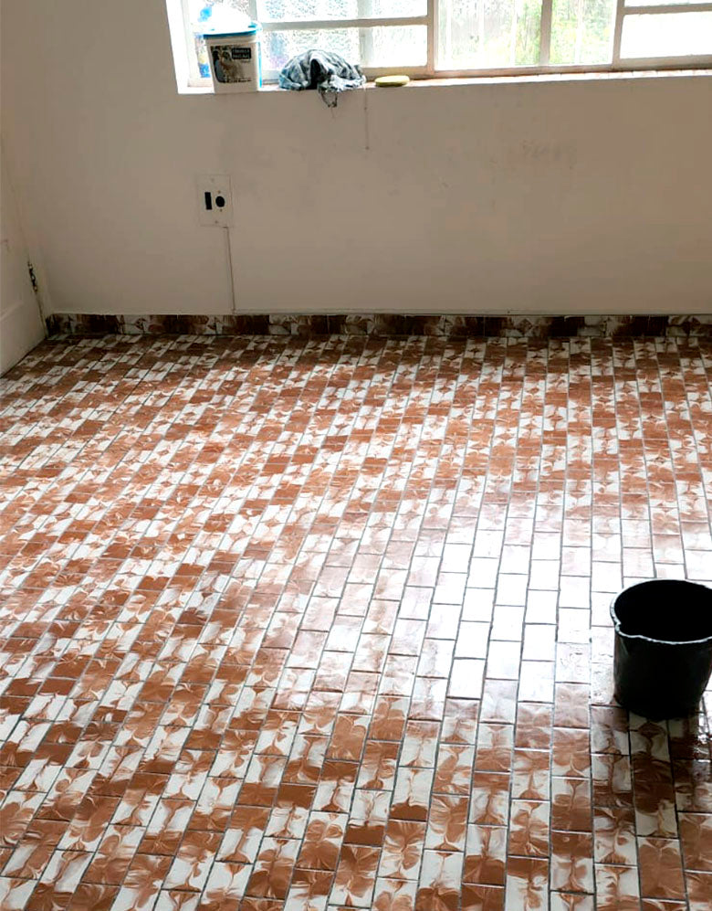 Adesivo para Chão Tábua