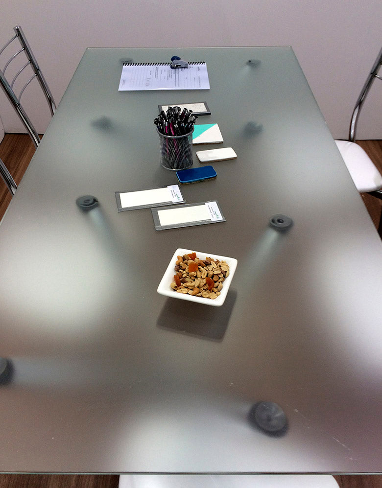 Adesivo para Mesa de Vidro Jateado