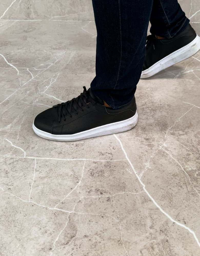 Adesivo para Piso Mármore Crema Armani Matte