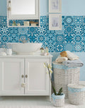 Papel de Parede Adesivo Azulejo Acqua