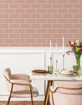 Papel de Parede Adesivo Brick Metro Blossom
