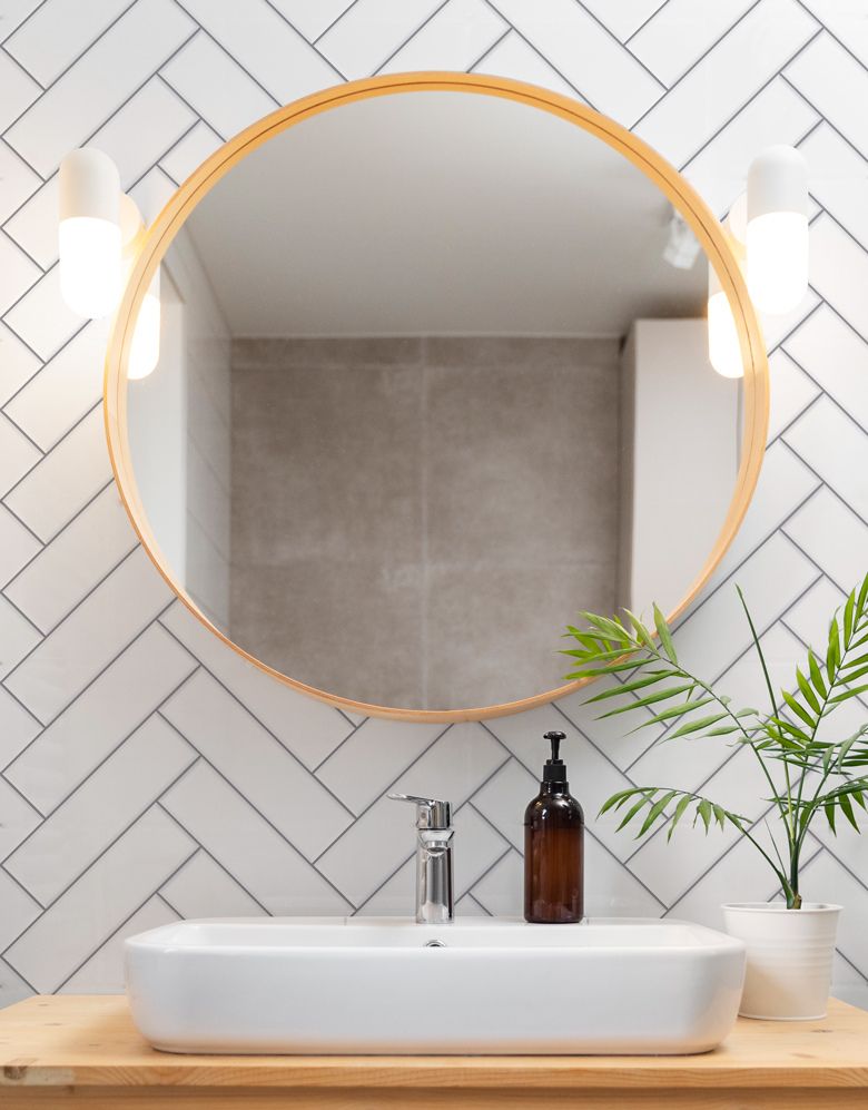 Papel de Parede Adesivo Brick ZigZag Snow