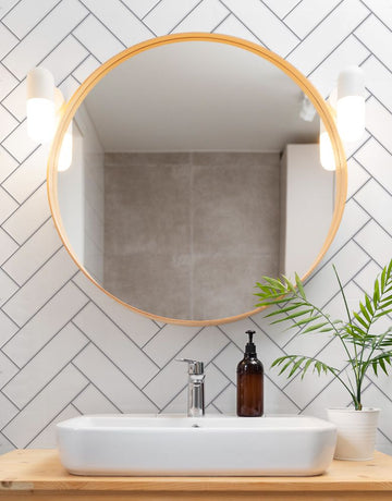 Papel de Parede Adesivo Brick ZigZag Snow