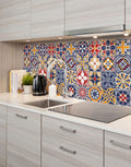 Papel de Parede Adesivo Azulejo Mônaco