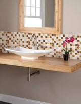 Papel de Parede Adesivo Pastilhas Oro Luxury