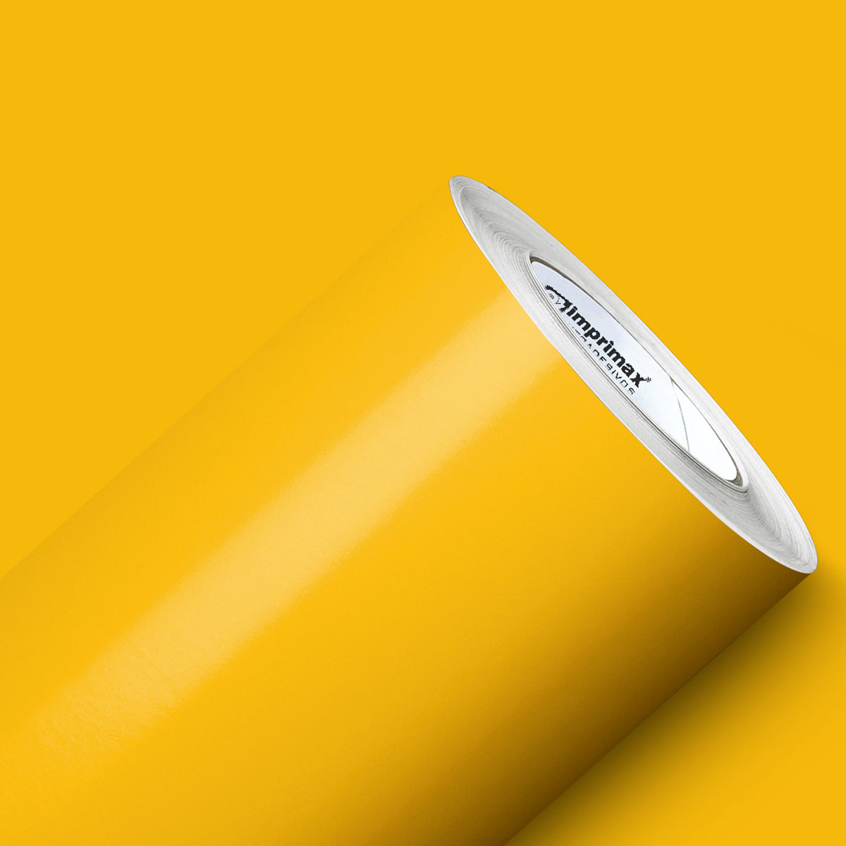 Adesivo de Envelopamento Amarelo Médio Brilho