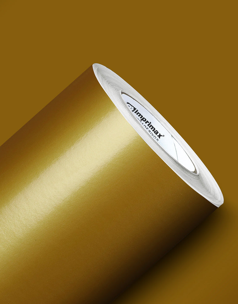 Adesivo de Envelopamento Ouro Brilho