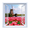 Adesivo de Janela Campo de Tulipas