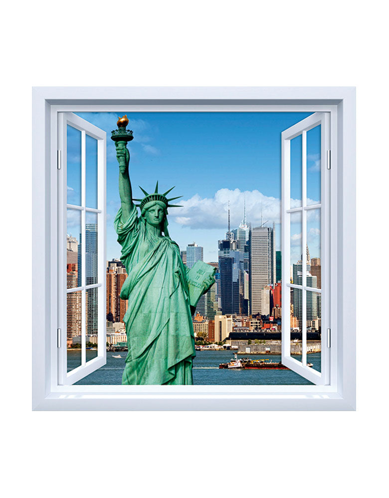 Adesivo de Janela Estátua da Liberdade