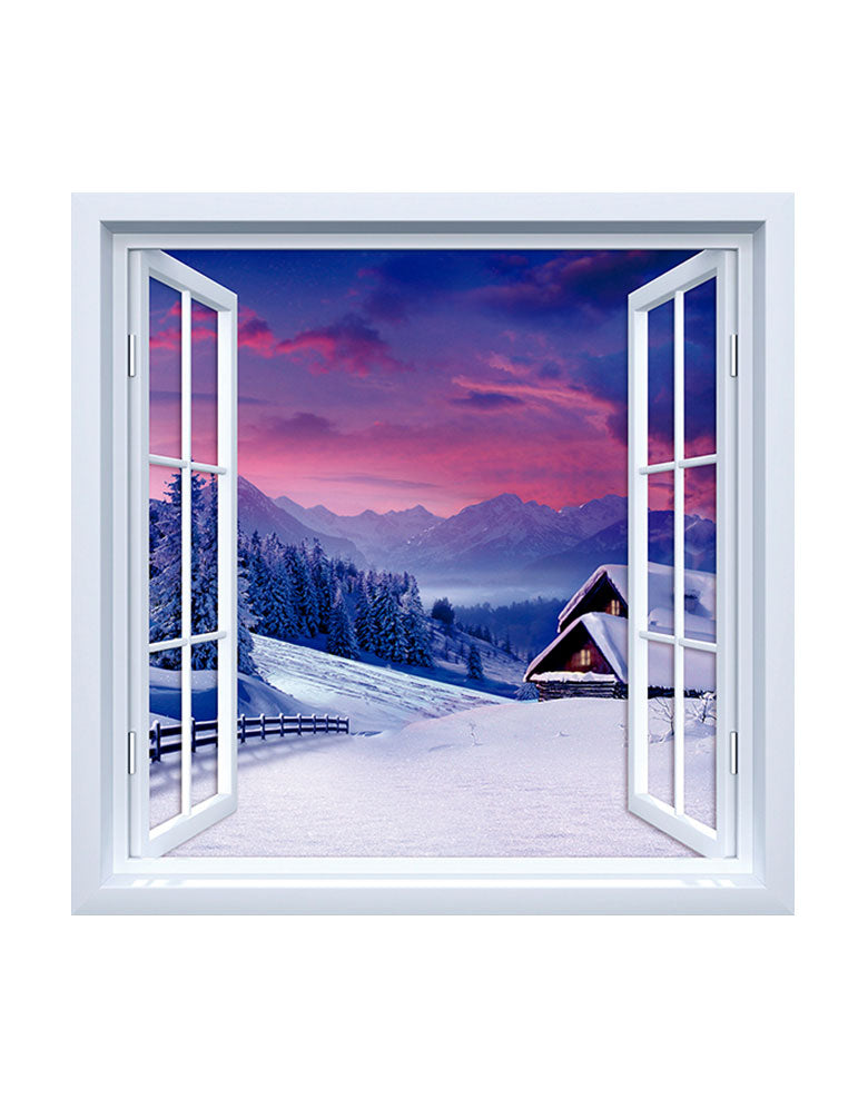 Adesivo de Janela Inverno