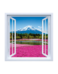 Adesivo de Janela Monte Fuji