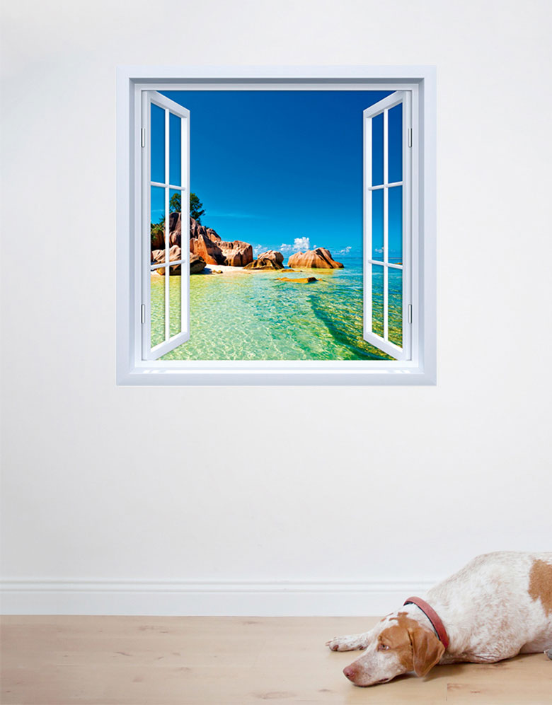 Adesivo para Janela Águas Cristalinas