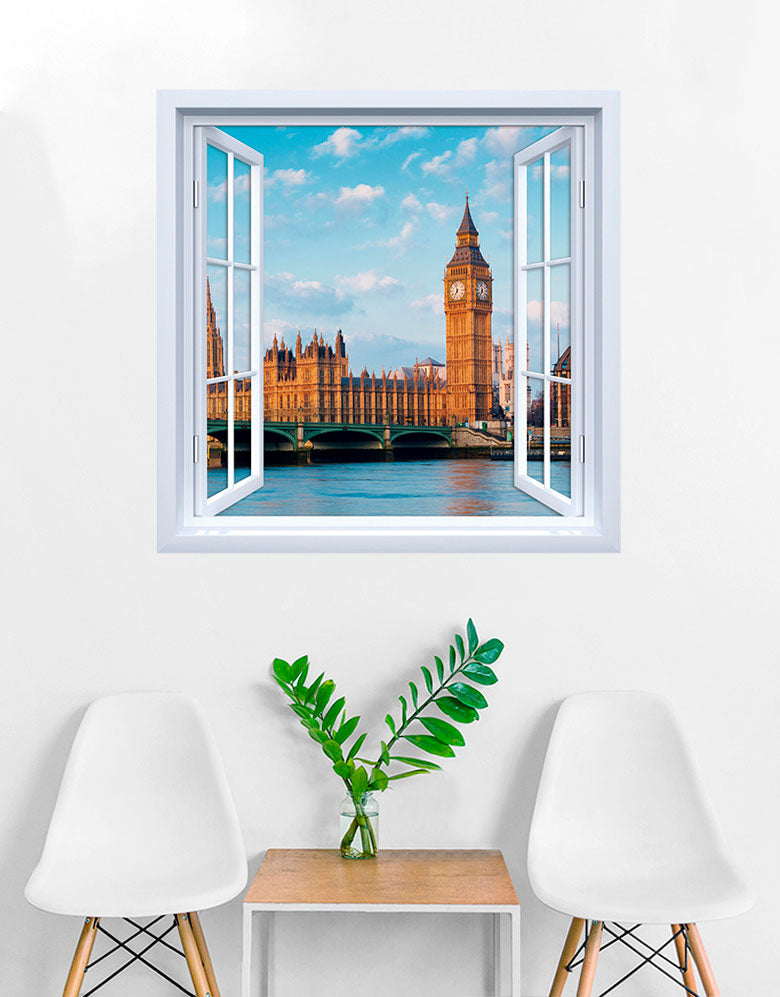 Adesivo de Janela Big Ben Londres