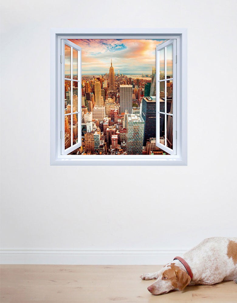 Adesivo de Janela Cidade