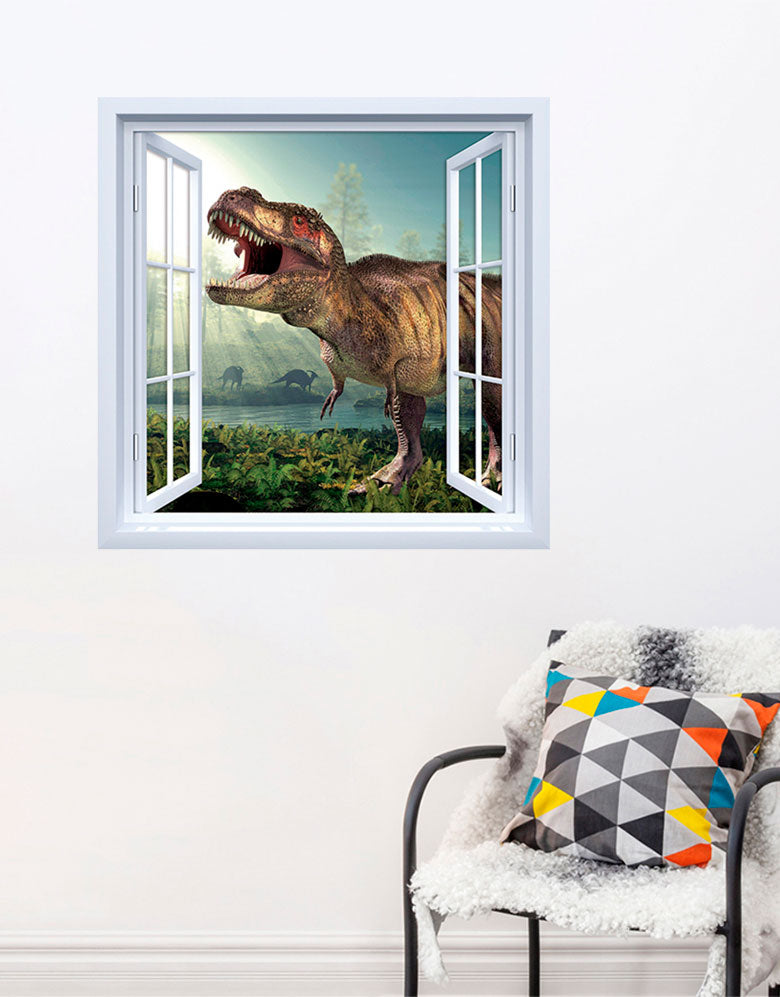 Adesivo de Janela Dinossauro