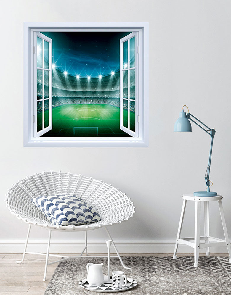 Adesivo de Janela Estádio de Futebol