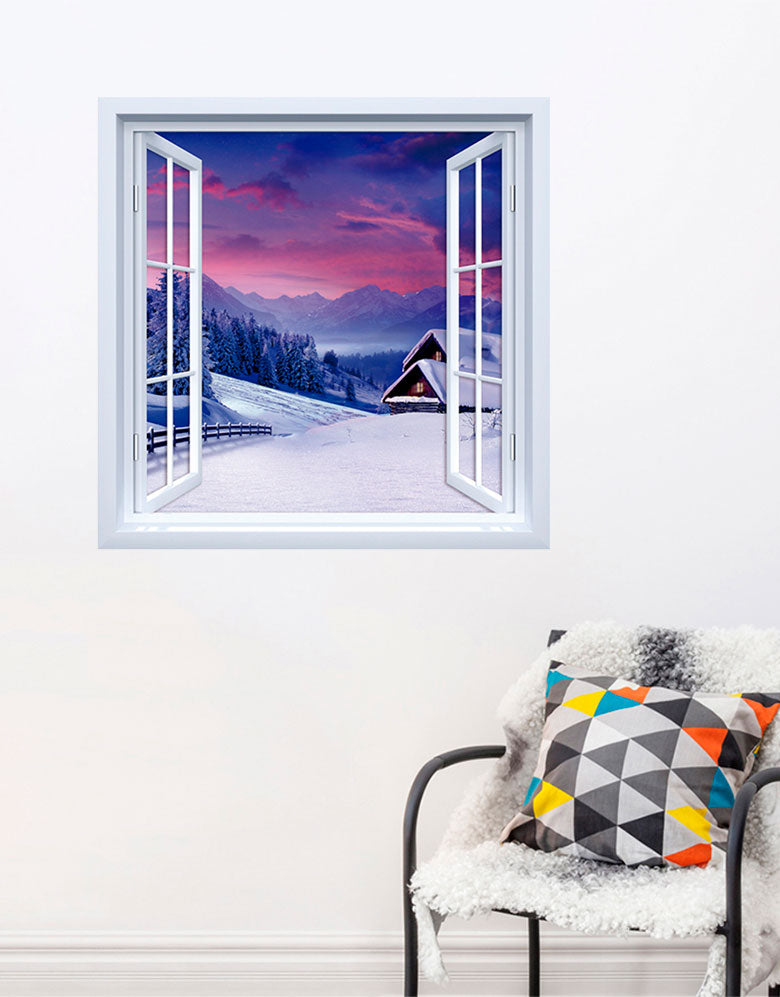 Adesivo de Janela Inverno
