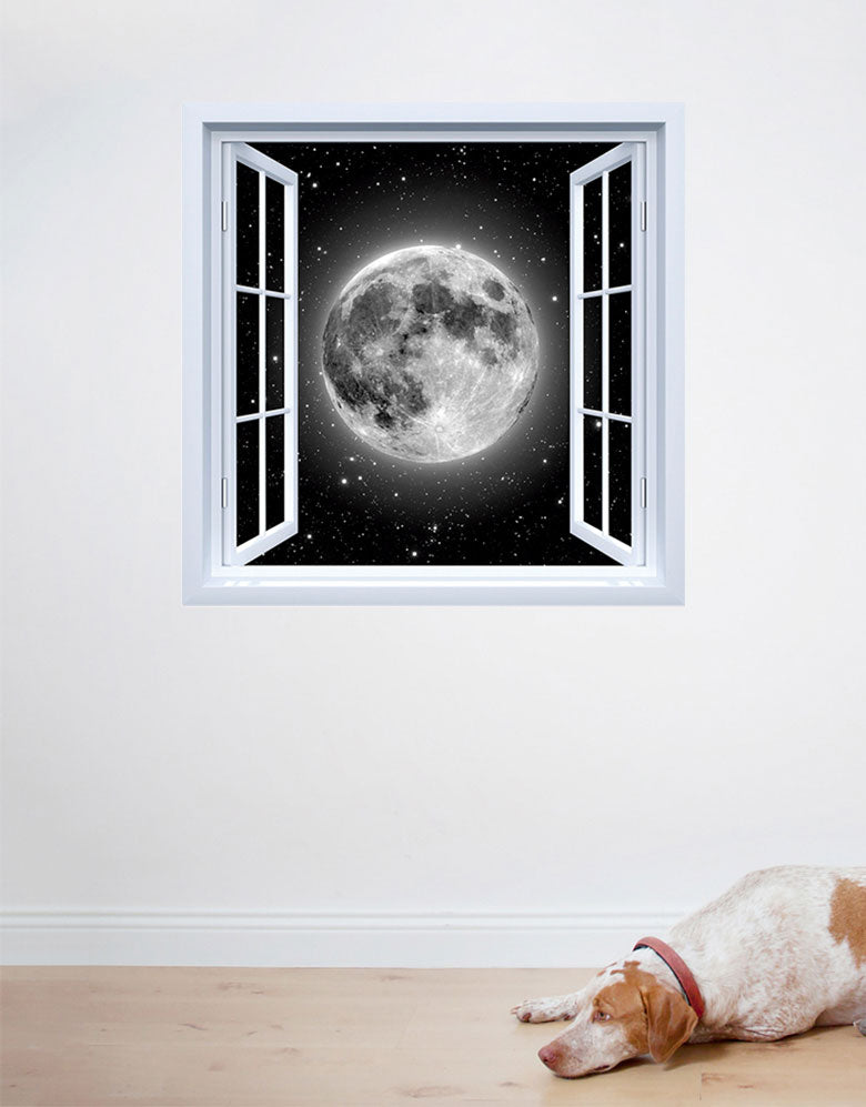 Adesivo de Janela Lua