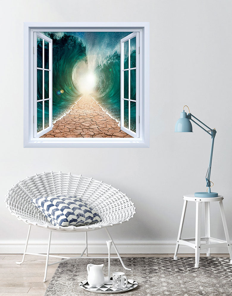 Adesivo de Janela Mar Aberto