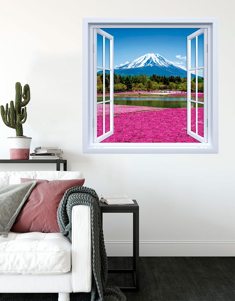Adesivo de Janela Monte Fuji