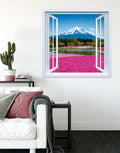 Adesivo de Janela Monte Fuji