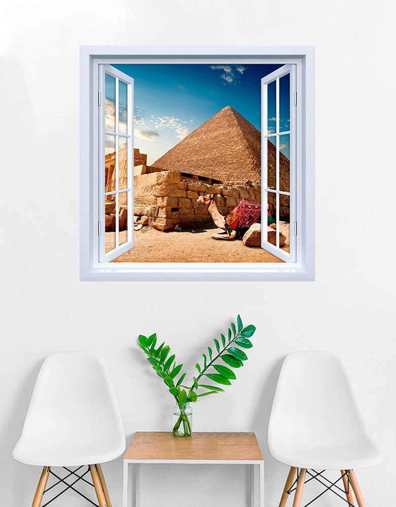 Adesivo de Janela Pirâmide