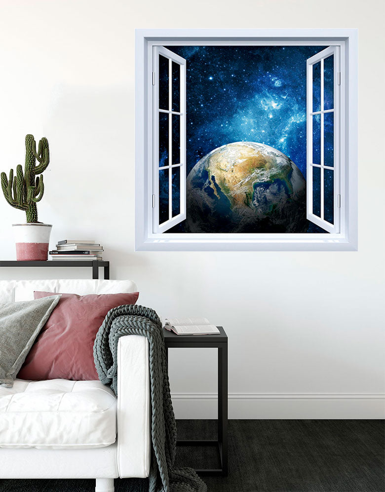 Adesivo de Janela Planeta Terra