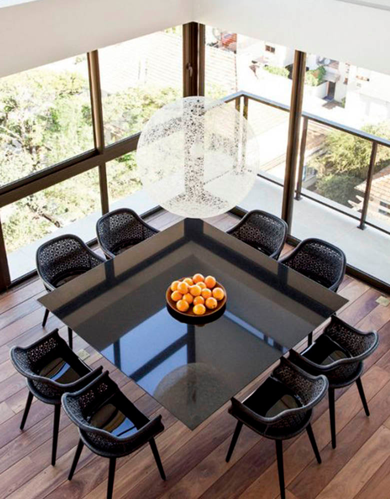 Adesivo para Mesa Laca Preto