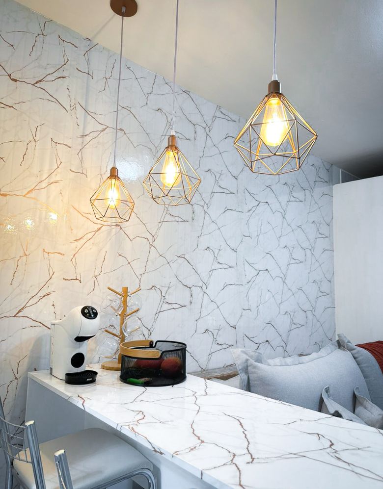 Adesivo para Mesa Mármore Calacatta Oro Brilho