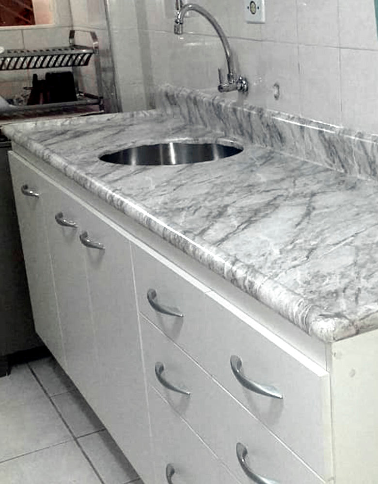 Adesivo para Pia Mármore Carrara