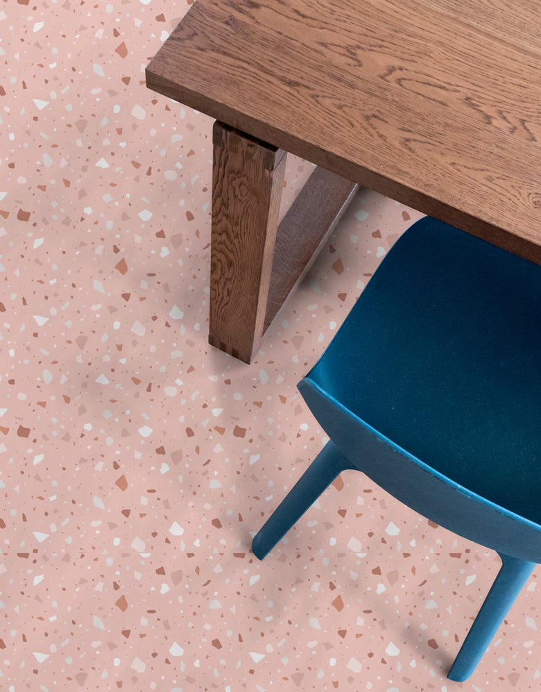 Adesivo para Piso Granilite Romântico