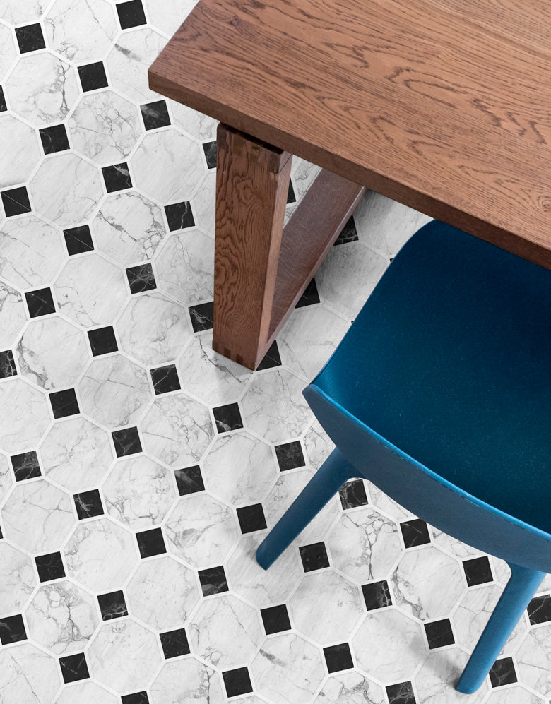 Adesivo para Piso Ladrilho Mármore