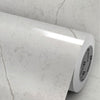 Adesivo para Piso Mármore Branco Marquina Brilho