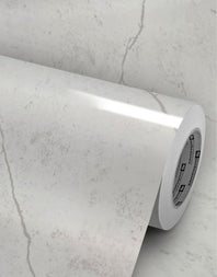 Adesivo para Piso Mármore Branco Marquina Brilho