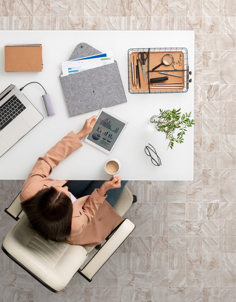 Adesivo para Piso Mármore Oasis