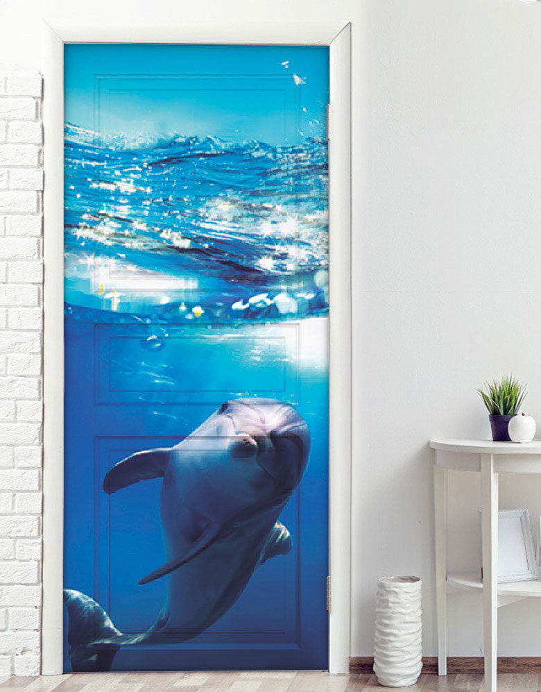 Adesivo para Porta Golfinho