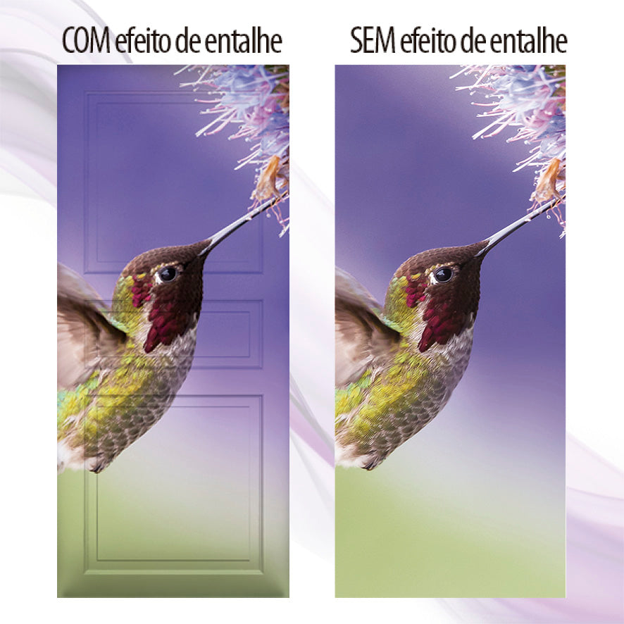 Adesivo para Porta Beija-Flor