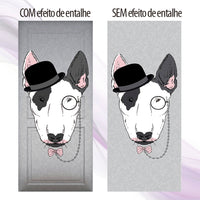 Adesivo para Porta Bull Terrier