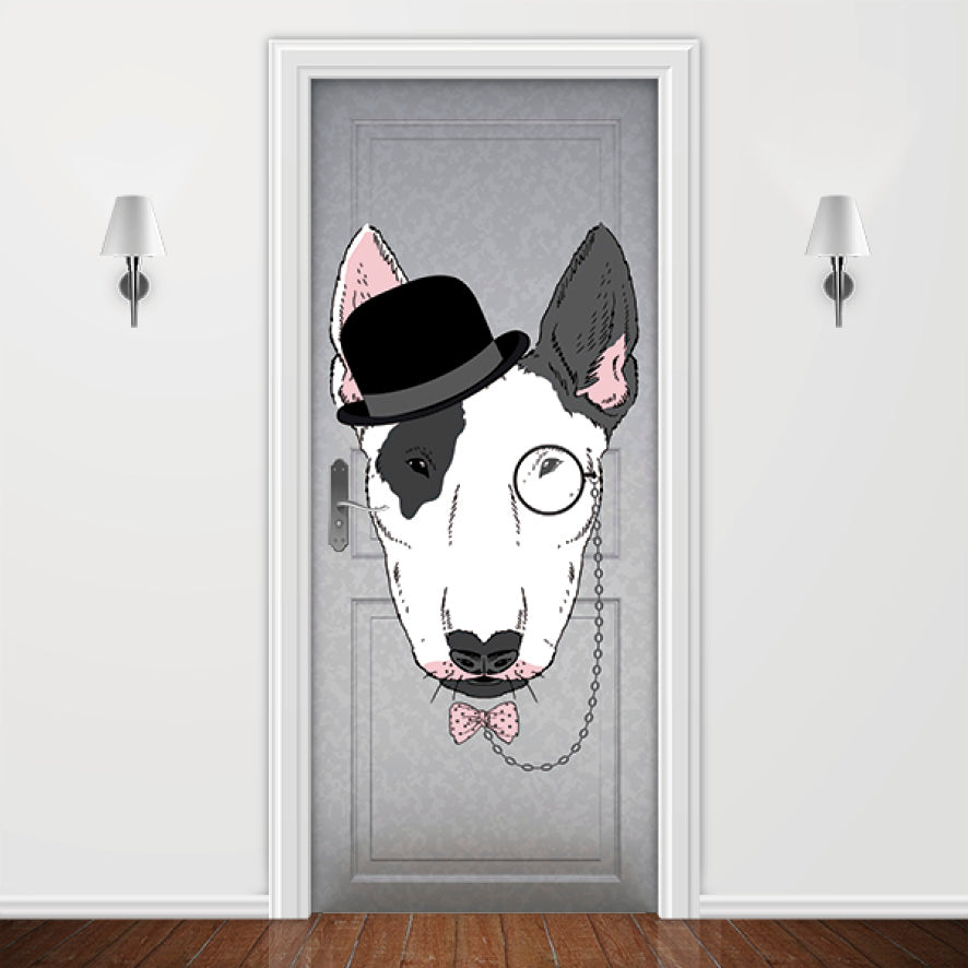 Adesivo para Porta Bull Terrier