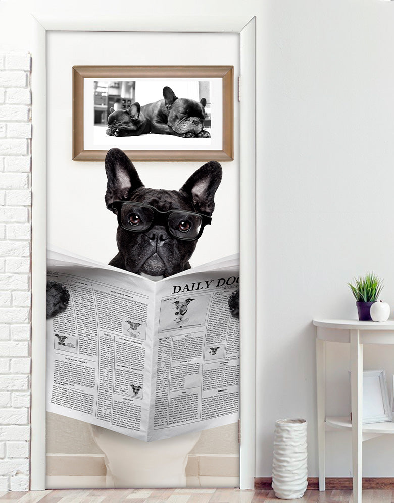 Adesivo para Porta Bulldog