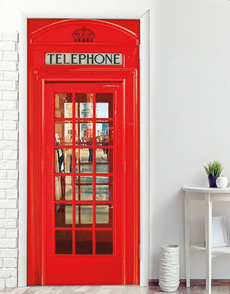 Adesivo para Porta Cabine Telefônica Londres