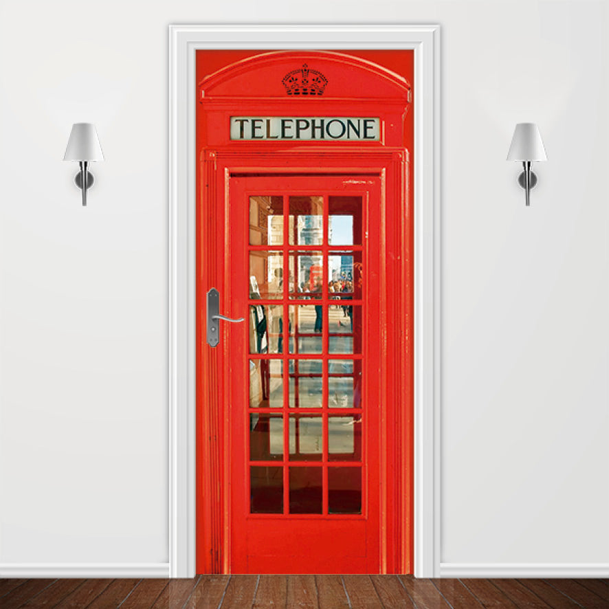 Adesivo para Porta Cabine Telefônica Londres