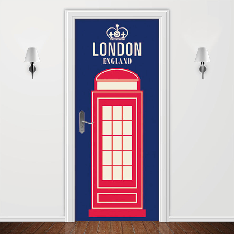 Adesivo para Porta Cabine de Telefone London