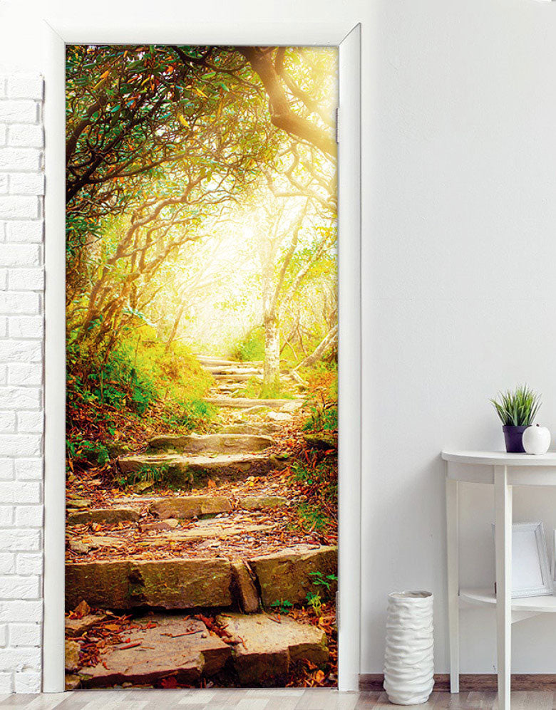 Adesivo para Porta Caminho da Floresta