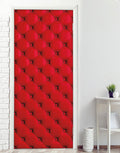 Adesivo para Porta Capitonê Vermelho