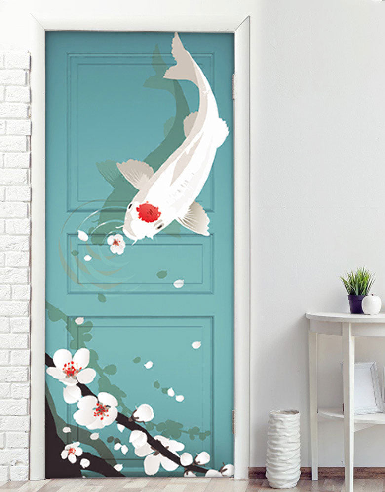 Adesivo para Porta Carpa Japonesa