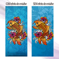 Adesivo para Porta Carpa Old School