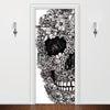 Adesivo para Porta Caveira de Flores