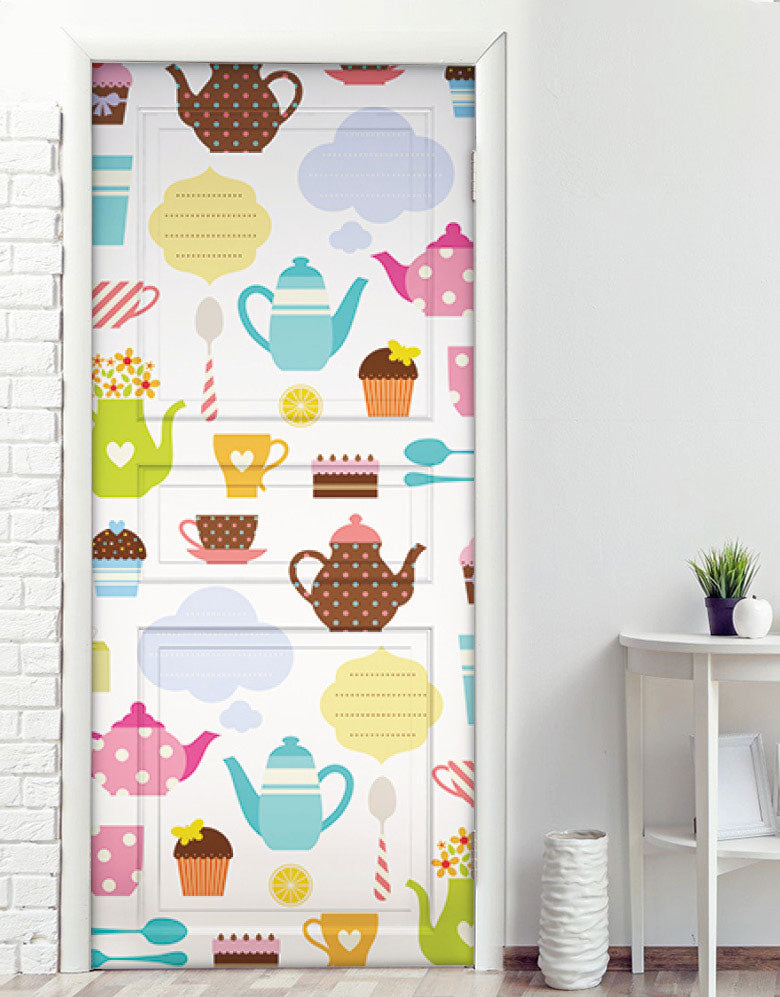 Adesivo para Porta Chá da Tarde